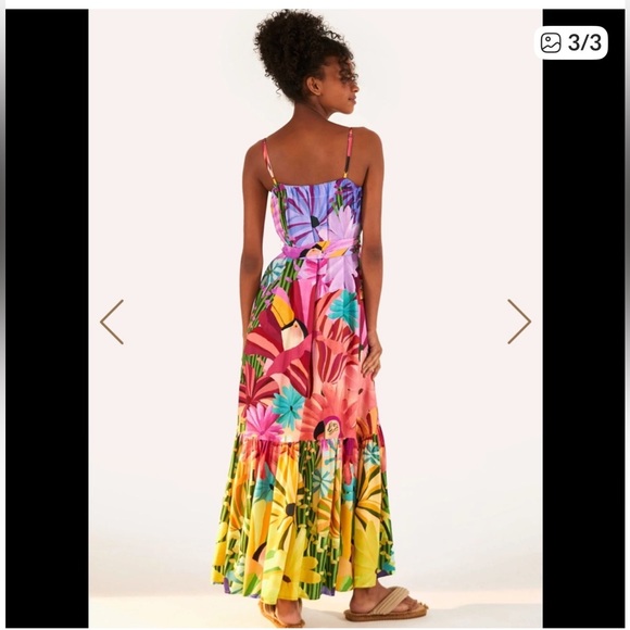 FARM Rio Tropical Floral Maxi Dress - Picture 3 of 3